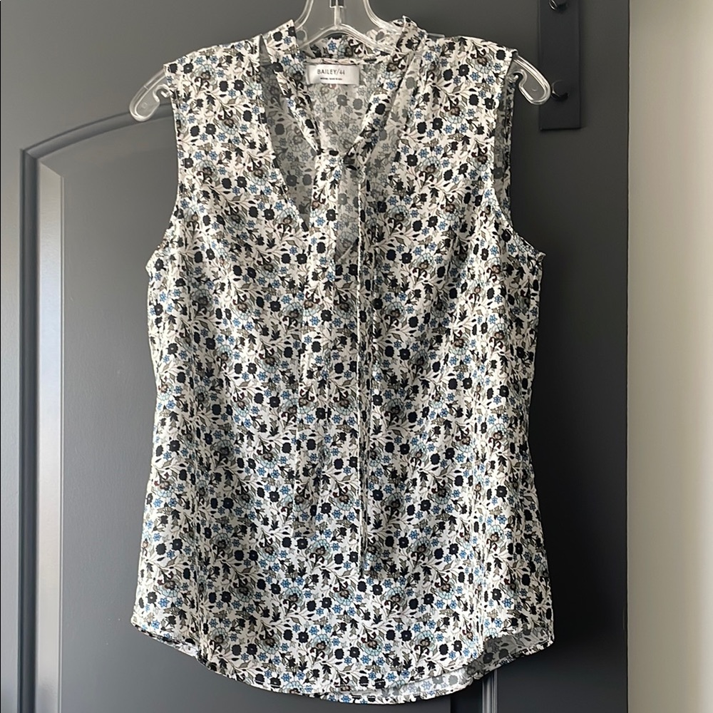 Bailey 44 Floral Sleeveless Blouse / Tank Top - Never Worn!